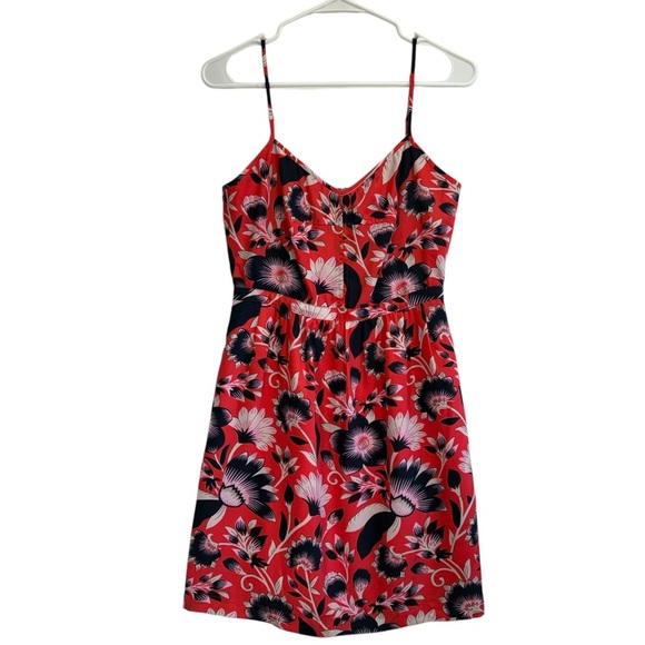 J Crew Res Floral Midi Sheath Dress. Size 4 - Picture 9 of 9